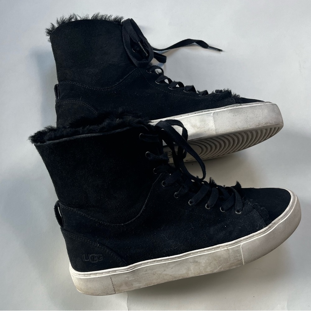 UGG Beven high top sneaker with sheepskin